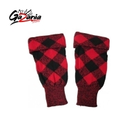 	    Red/Black Tartan Kilt Hose Tops