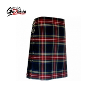 Black Stewart Tartan Scottish Kilt 